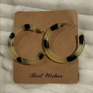 Acrylic Tortoise Hoops
